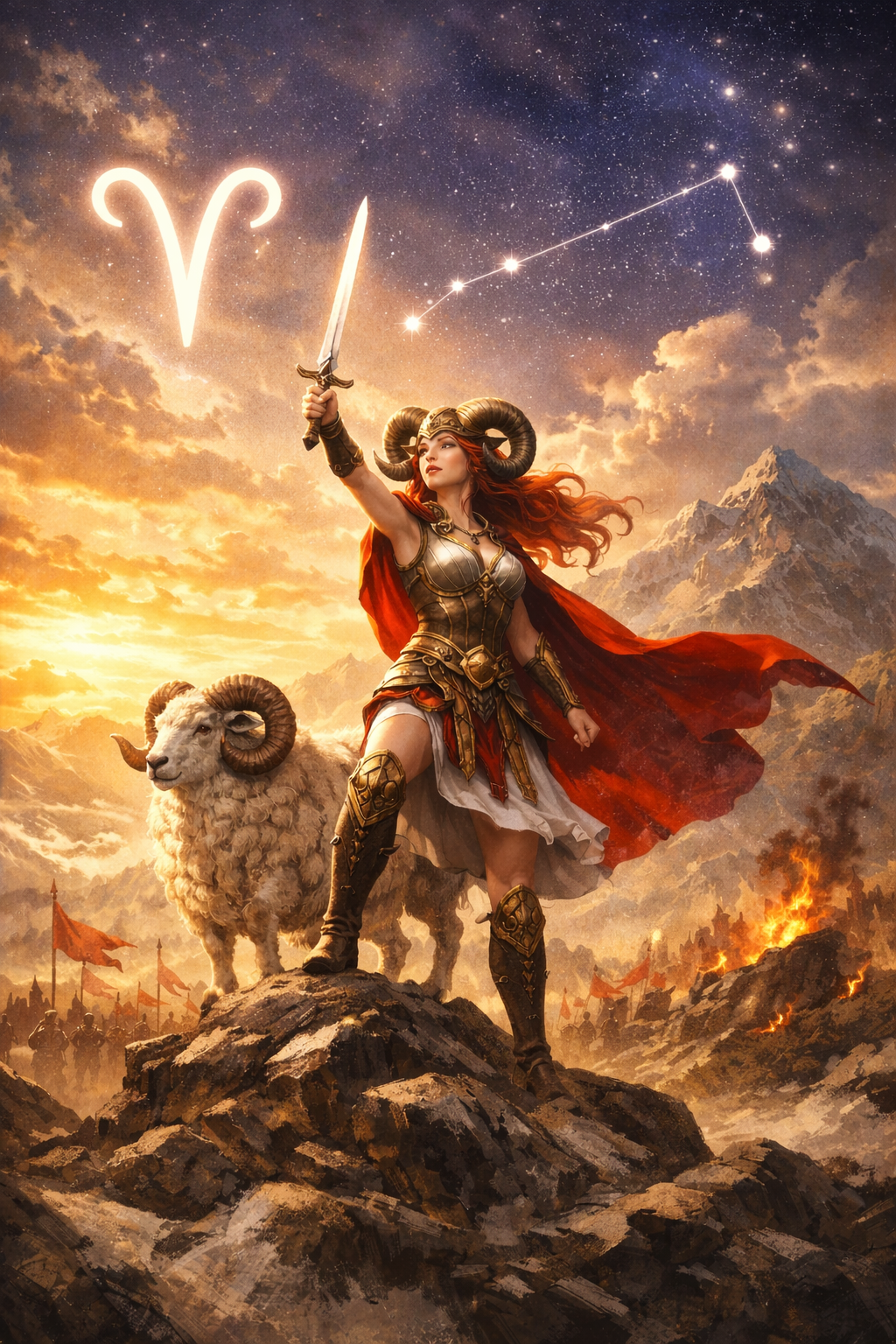 Aries illustration