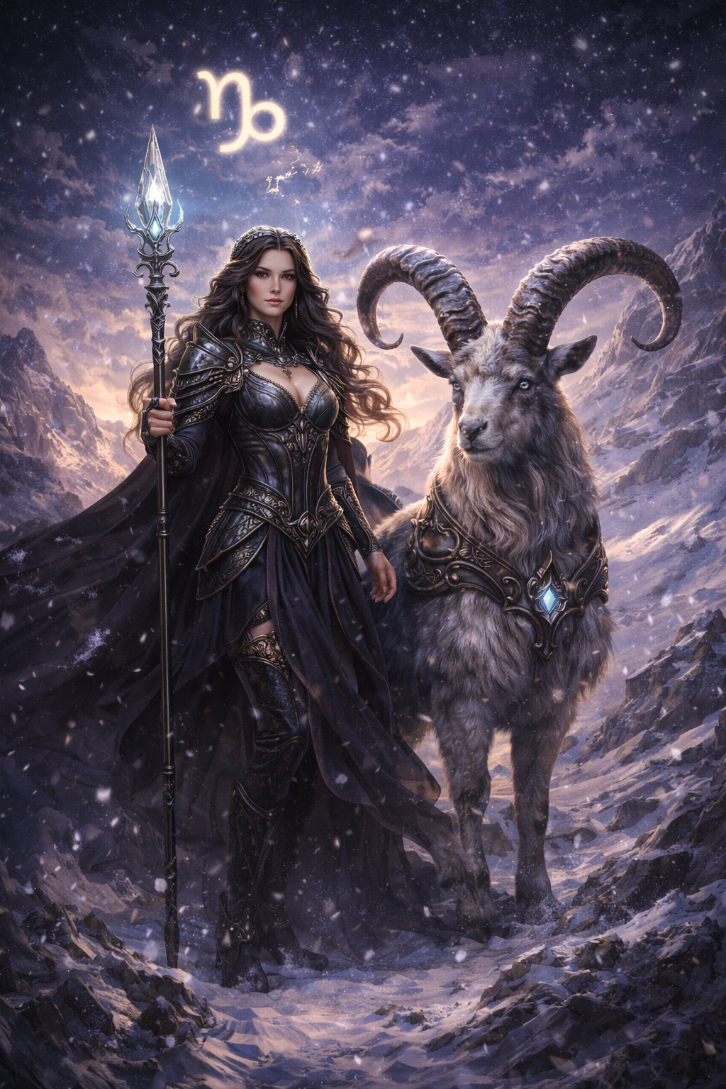 Capricorn illustration